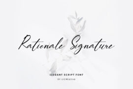 RationaleSignature Font
