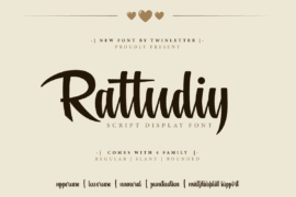 Rattudiy Trial Font