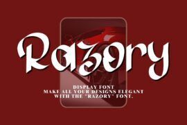Razory – Personal Use Font