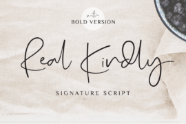 Real Kindly Font