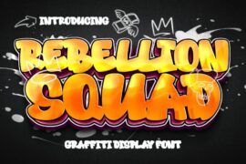 Rebellion Squad Font