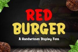 RED BURGER Font