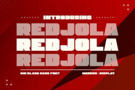 REDJOLA Free Trial Font