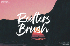 Redters Brush Font