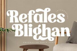 Refales Blighan DEMO VERSION Font Family