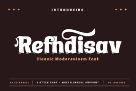 Refhdisav Trial Font Family