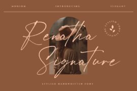Renatha Signature Font