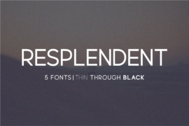 Resplendent Font Family