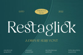 Restaglick Font