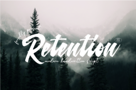 Retention Script Demo Font