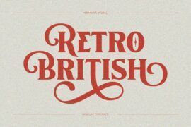 Retro British – Demo Version Font
