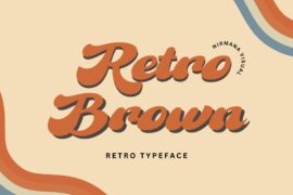 Retro Brown Font