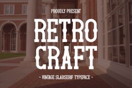 Retro Craft Font