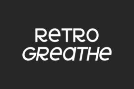 Retro Greathe Demo Font Family