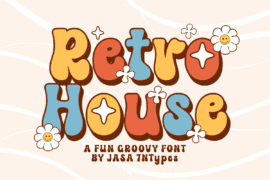 Retro House Font