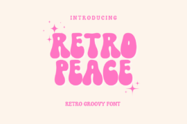 Retro Peace Font