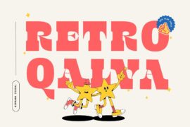 Retro Qalva – Demo Version Font