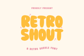 Retro Shout Font
