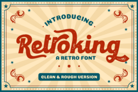 Retroking Font
