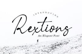 Rextions Demo Font