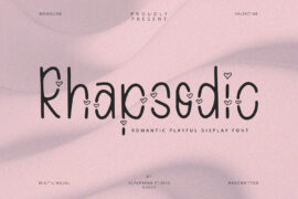Rhapsodic Font