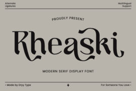 Rheaski Font