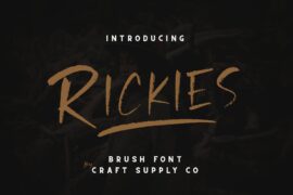 Rickies Font