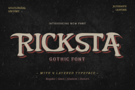 RICKSTA Trial Font