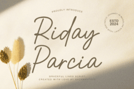 Riday Parcia Font