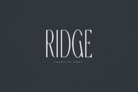 Ridge Font