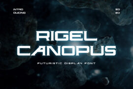 Rigel Canopus Font