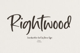 Rightwood Font