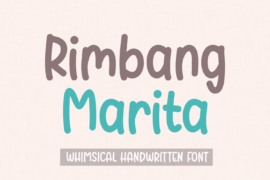 Rimbang Marita Font