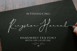 Ringston Haneul Demo Font