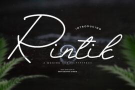 Rintik Personal Use Font