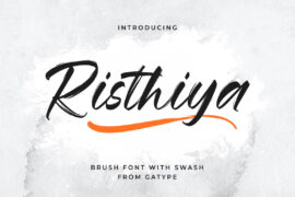 Risthiya Brush Font Family