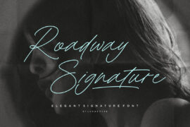 Roadway Signature Font