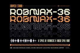 ROBMAX-36 Font