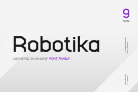 Robotika Font Family