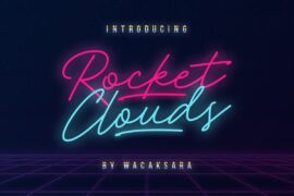 Rocket Clouds DEMO Font
