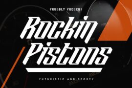 Rockin Pistons Font