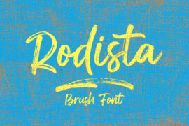Rodista Brush Font Family