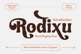 Rodixutrial Font