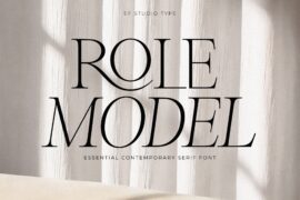 Role Model – Personal Use Font