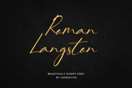 RomanLangston Font