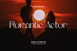 Romantic Actor Demo Font