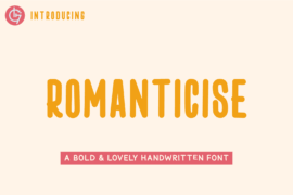 Romanticise Font