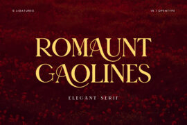 RomauntGaolines Font