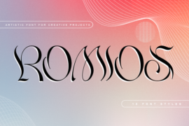 Romios-Personal use Font