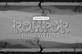 ROMPOR Font